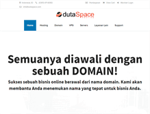 Tablet Screenshot of dutaspace.com